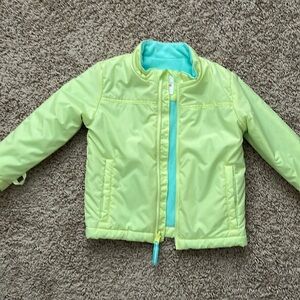 Barely worn- girls size 4T- cat and jack fleece lined jacket! Beautiful color!